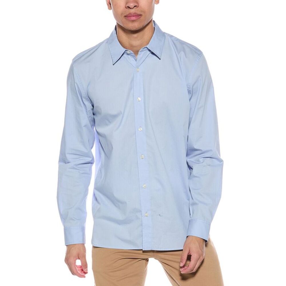 Simkhai Mens  Hendrix Shirt, Blue